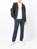 James Perse zipped-up fleece hoodie
