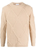 Ballantyne textured cotton jumper