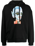Haculla Matilda-print cotton hoodie