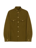 Valentino Garavani Canneté cotton shirt jacket with VLogo embroidery