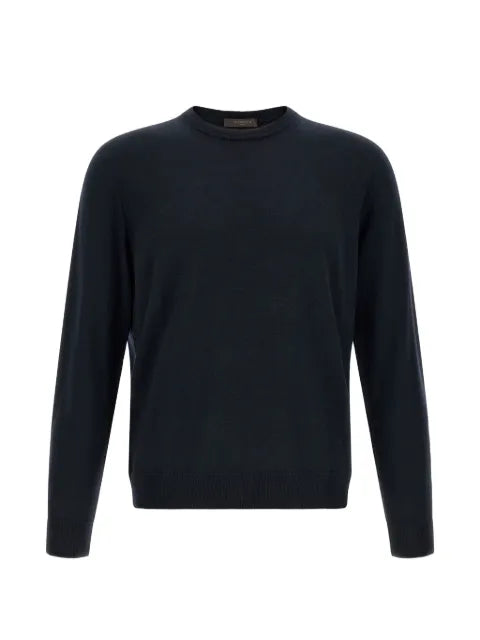 Zanone Giro ribbed-trim sweater