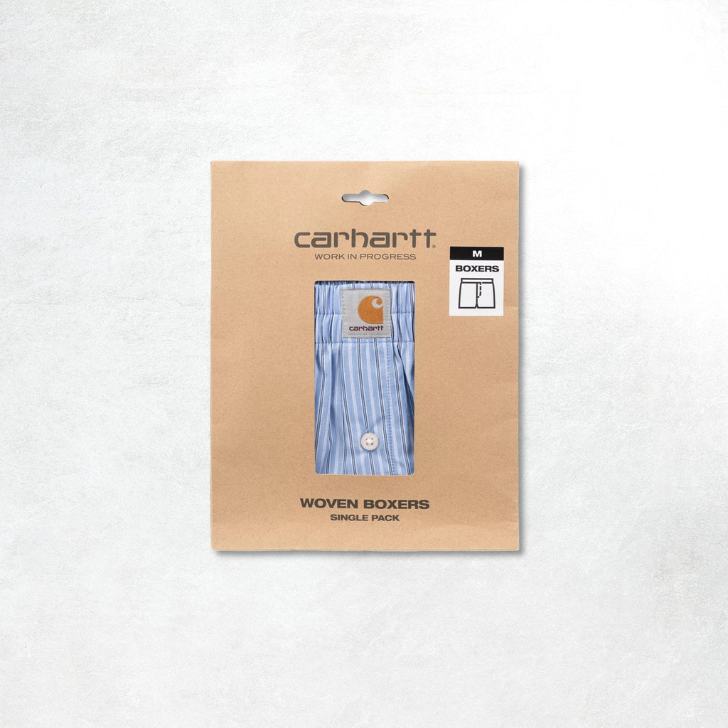 Carhartt WIP Cotton Boxer: Keene Stripe, Curacao