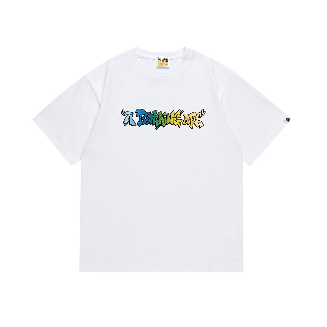 BAPE Graffiti Ape-Head Graphic T-Shirt