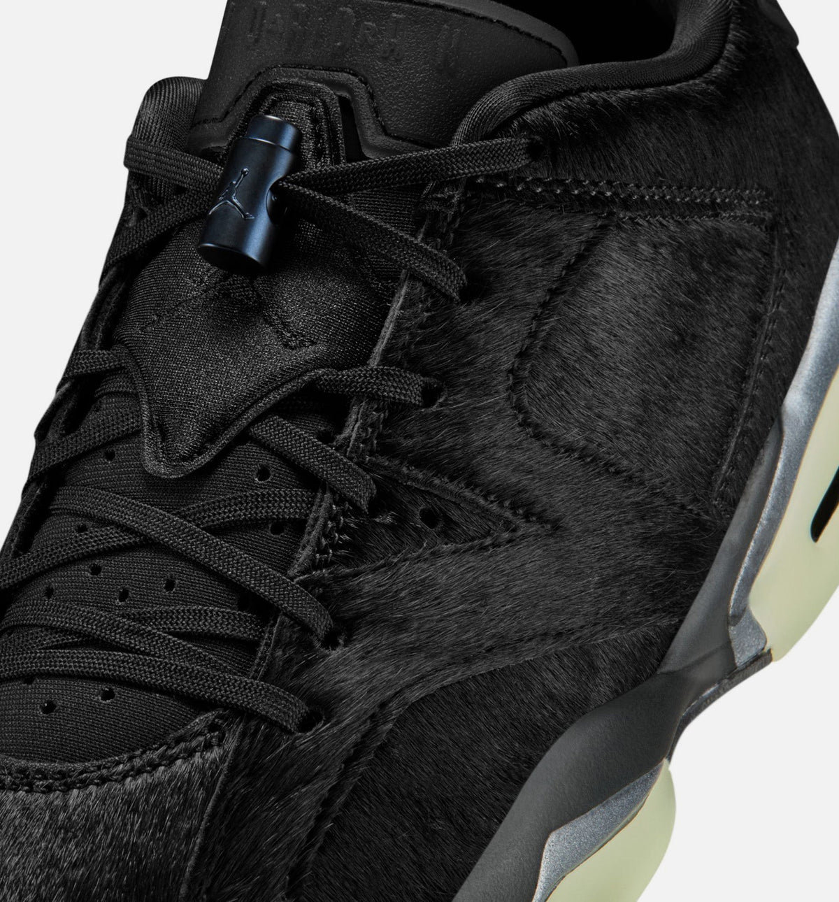 Air Jordan 6 Retro Low 'Blackout' - Women's Lifestyle Sneaker (Black/Black)