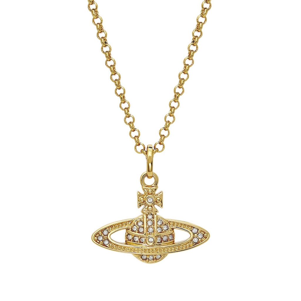 Vivienne Westwood Style Layered Chain Orb Necklace