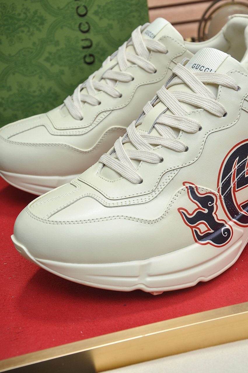 Gucci Off-White Emblem Sneakers